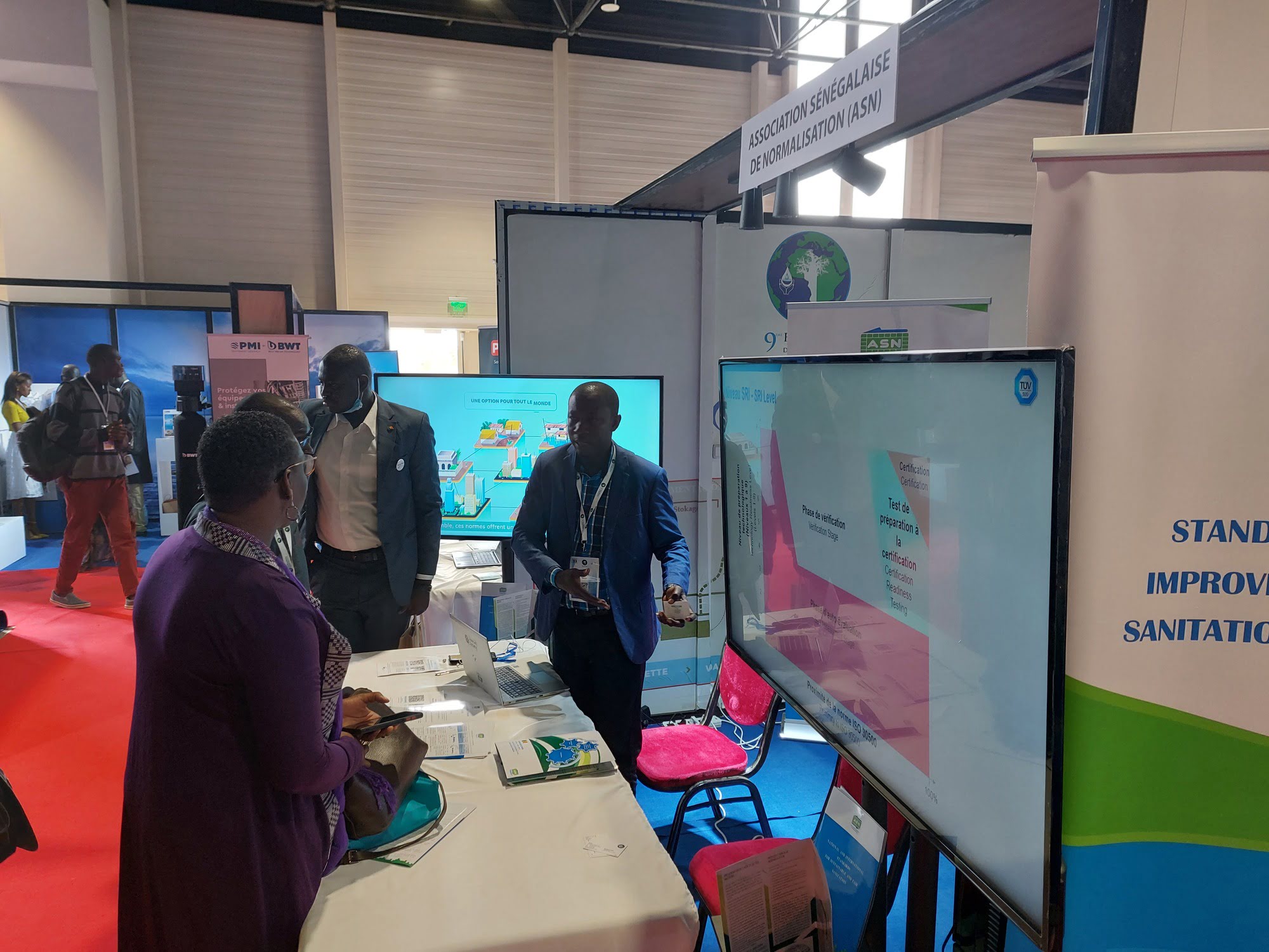 Senegal March 2022, World Water Forum Booth and Panel Event